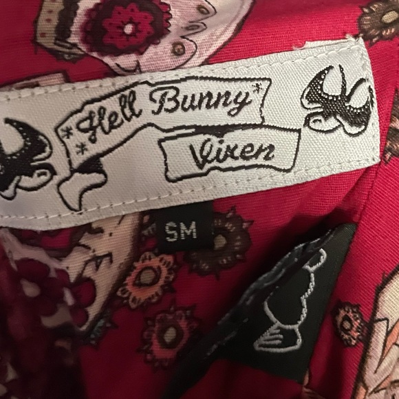 Hell Bunny skull retro dress - Picture 4 of 12